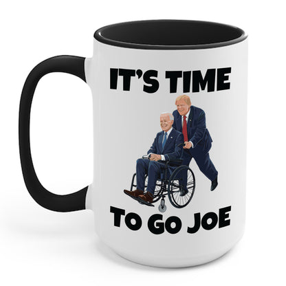 Funny Its Time To Go Joe Funny Election 2024 Vote Trump Coffee Mug