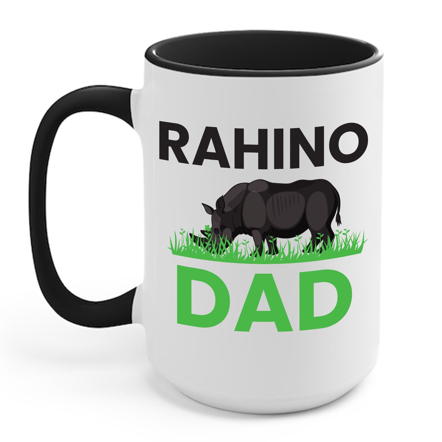 Funny Rhino Dad Mug Rhinos Chubby Unicorns Coffee Mug Gifts For Men