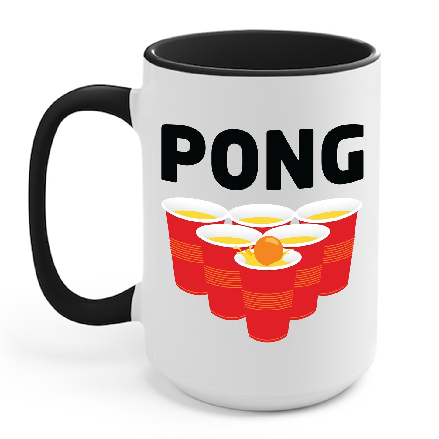 Funny Beer Pong Drinking Halloween Carnival Partner Costume Coffee Mug For Men Women