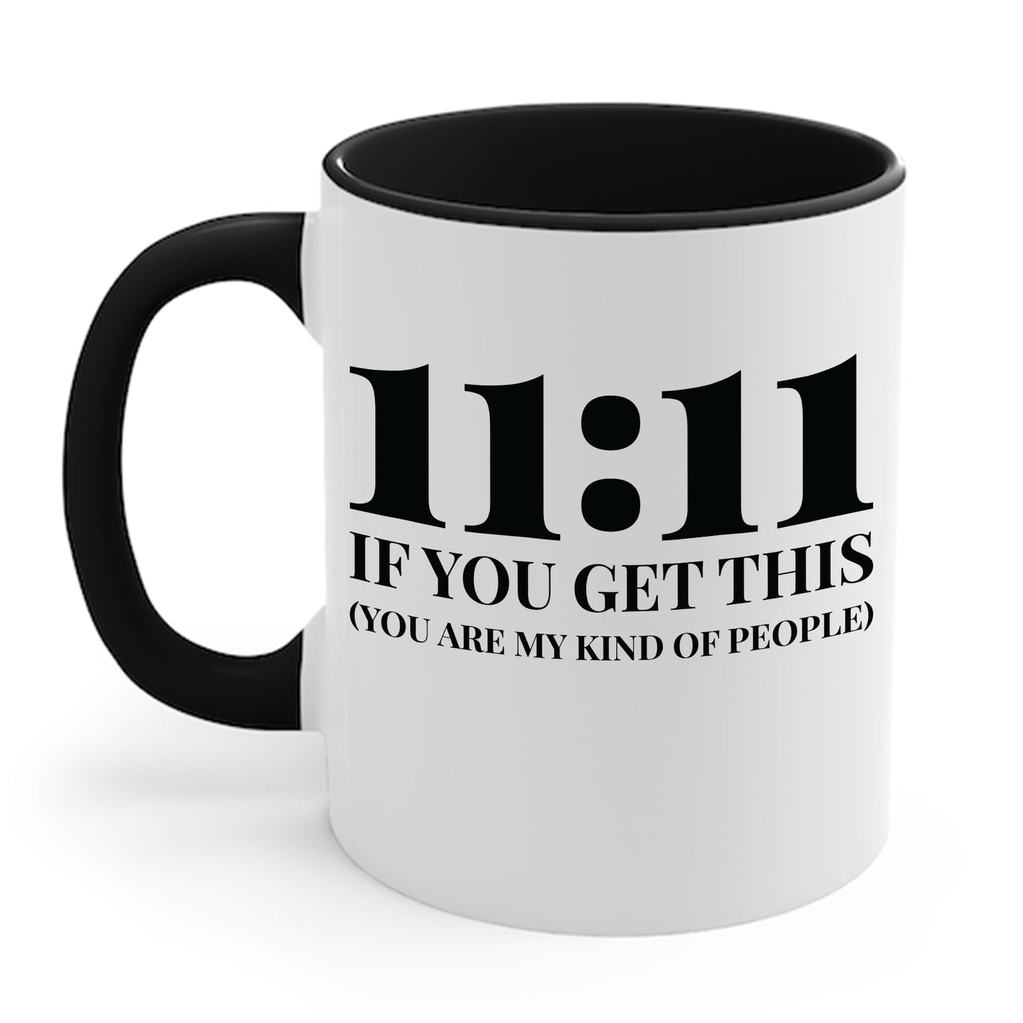 Funny 1111 Manifestation Numerology Angel Number Coffee Mug For Men Women