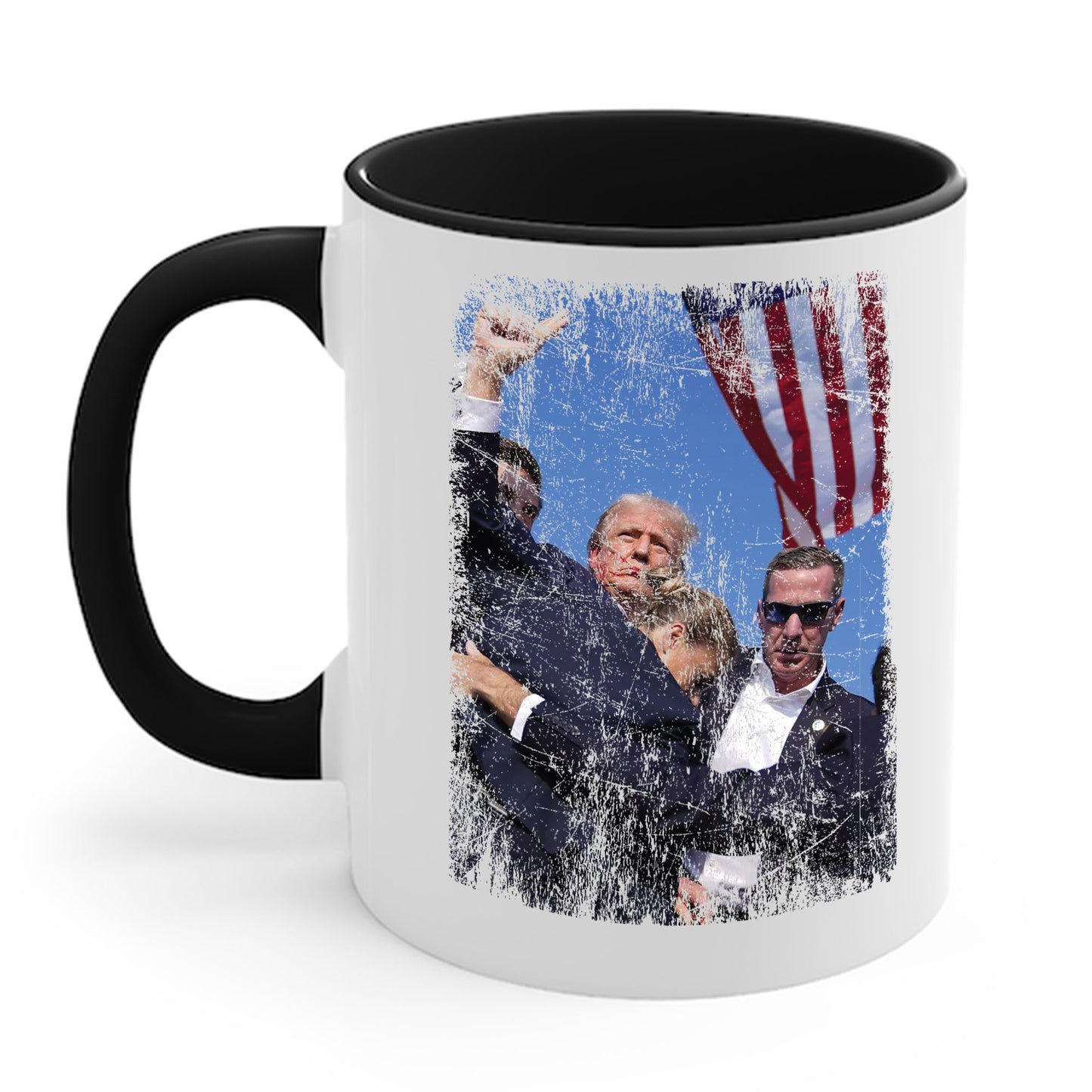 Donald Trump Fight Fist 2024 Election 45 47 Coffee Mug For Men Women