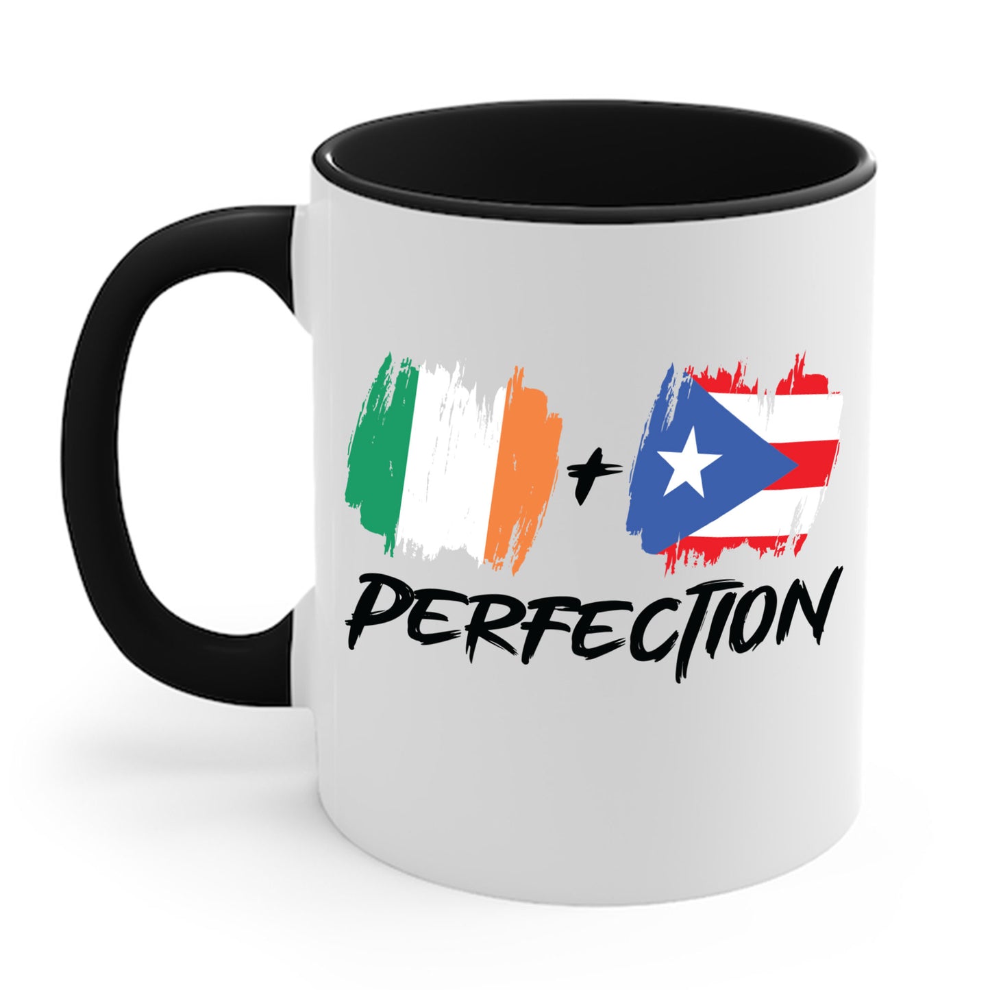 Irish Plus Puerto Rican Perfection Heritage Coffee Mug For Men Women