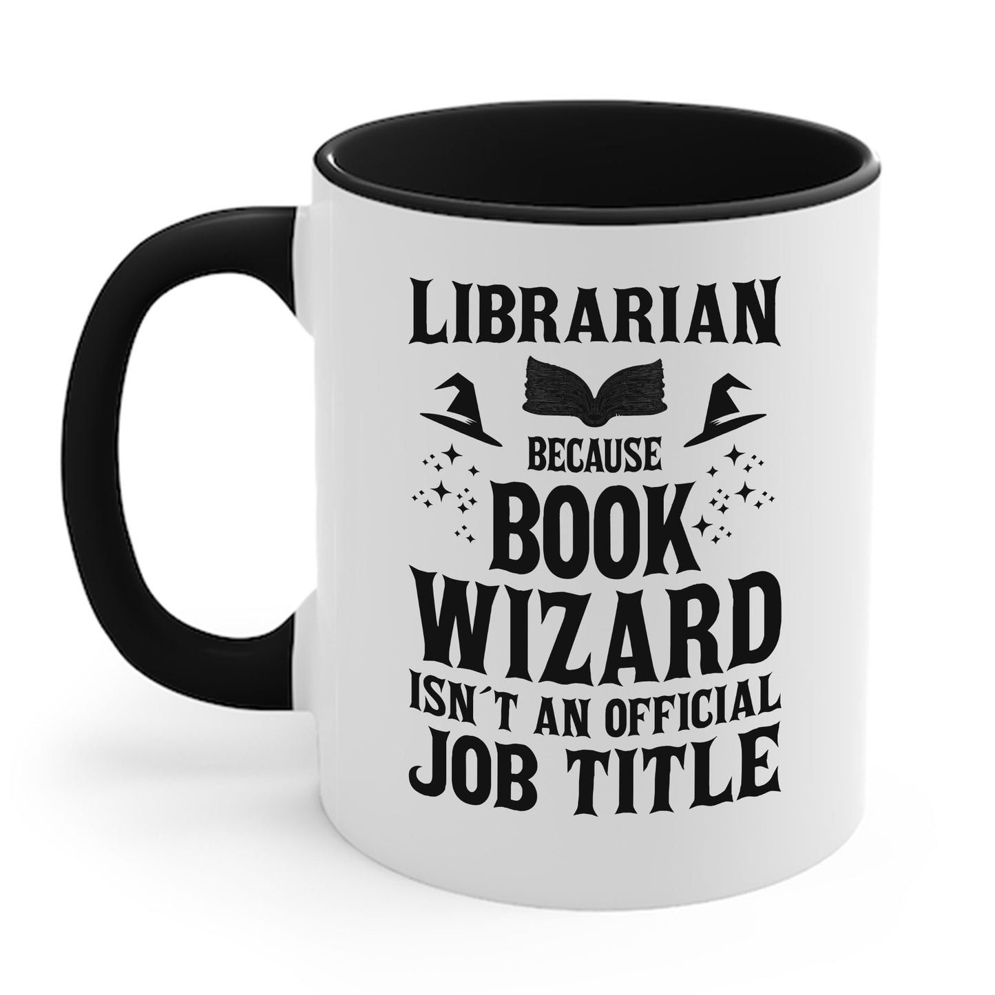 Cool Librarian Book Wizard Art For Men Women Read Library Book Coffee Mug