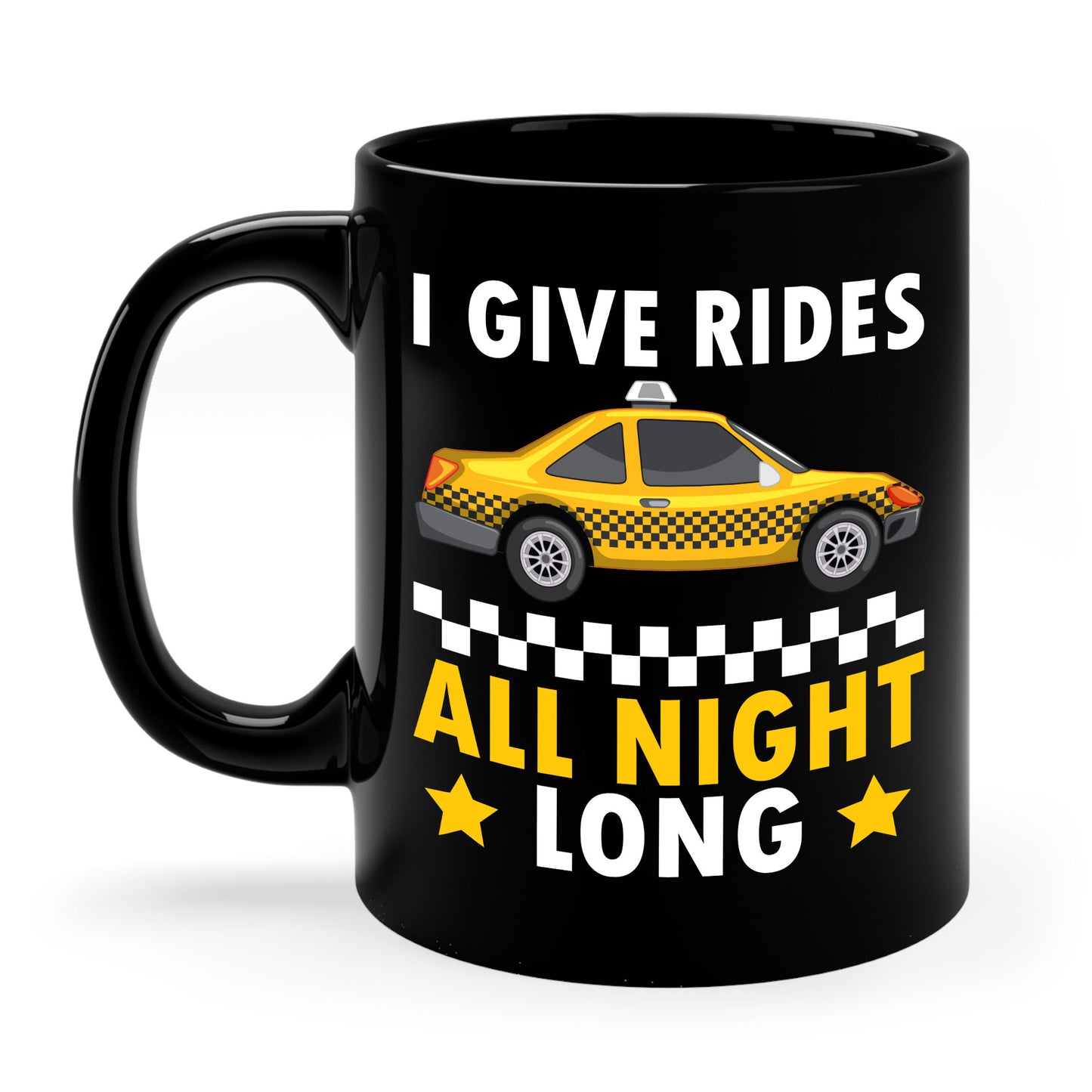 Funny Taxi Driver Driving Cab Taxicab Cabdriver Chauffeur Cabbie Coffee Mug For Men Women