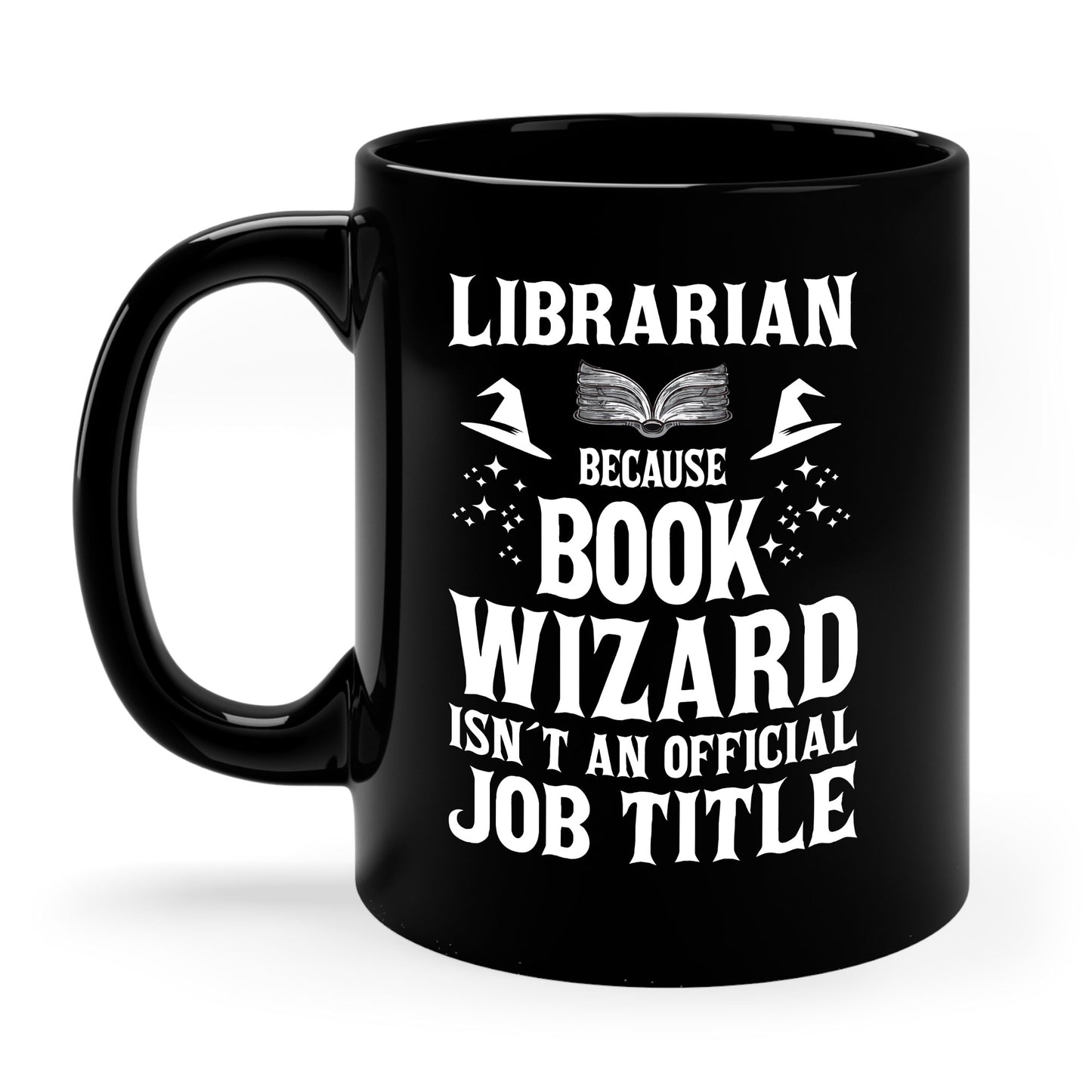 Cool Librarian Book Wizard Art For Men Women Read Library Book Coffee Mug