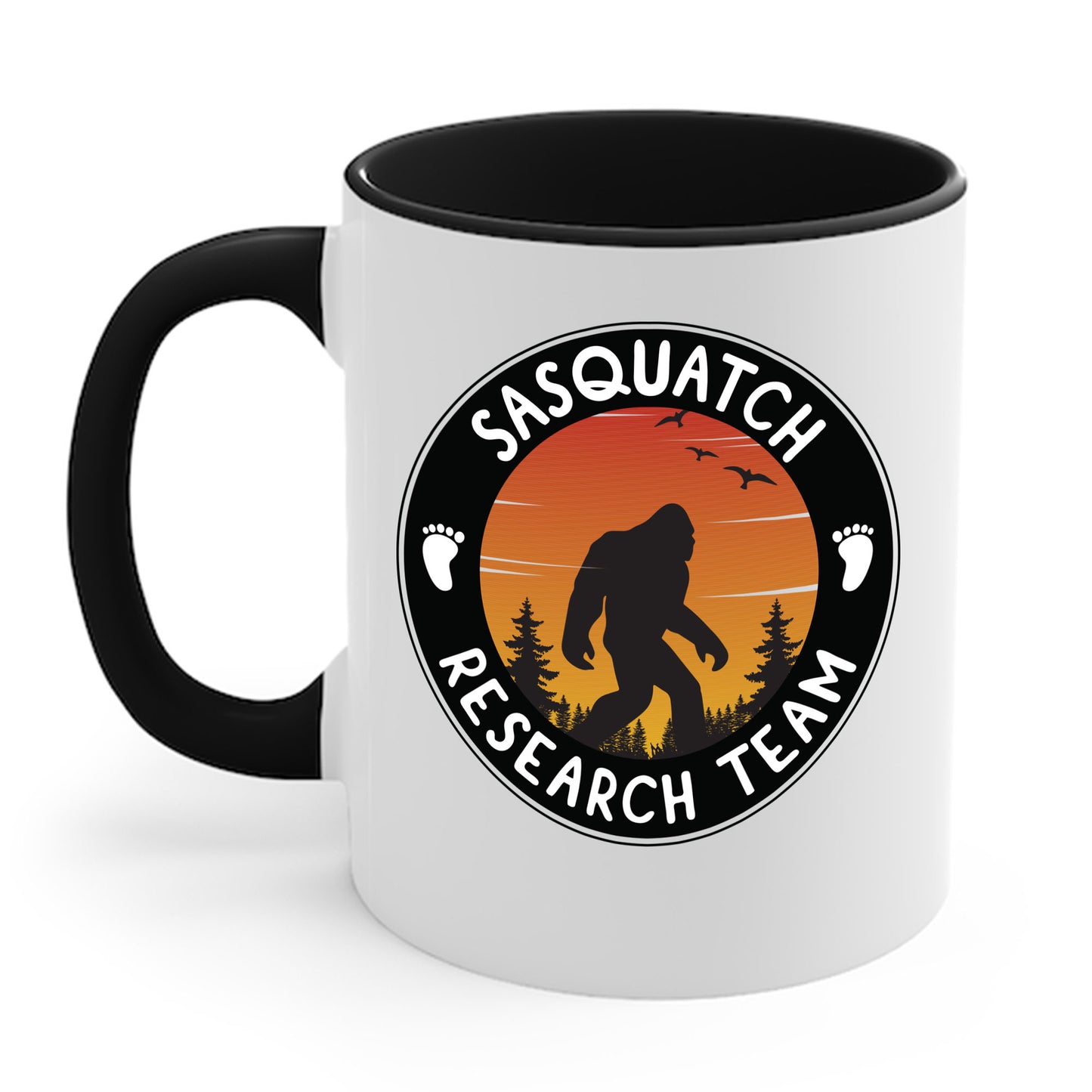 Sasquatch Research Team Bigfoot Vintage Mythical Creature Coffee Mug