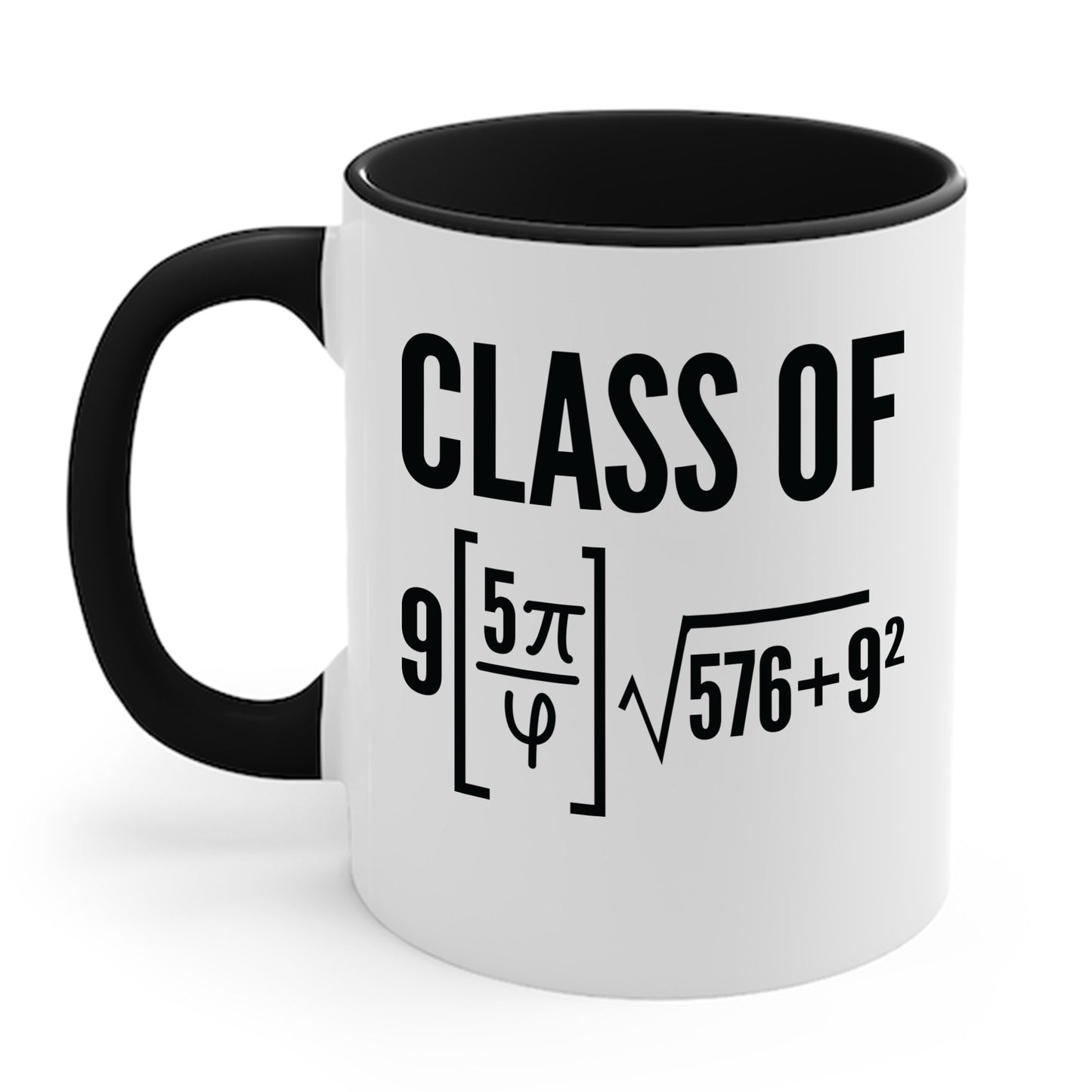 Class of 2025 Funny Math Pi Freshman Mathematics Graduation Gift Coffee Mug