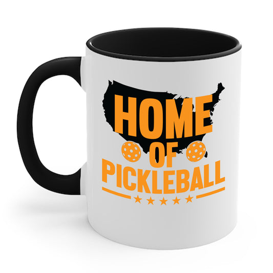 Home of Pickleball USA Map America Coffee Mug For Men Women Kids