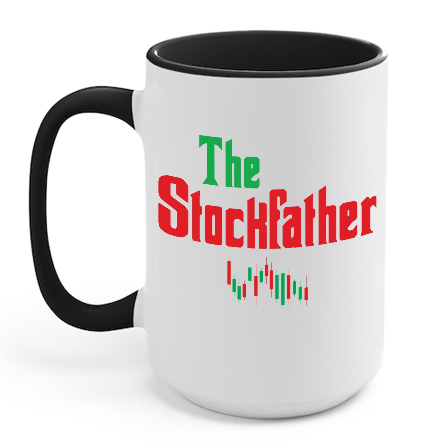 The Stockfather Stock Market Trader  Investing Investor Parody Coffee Mug For Men Women