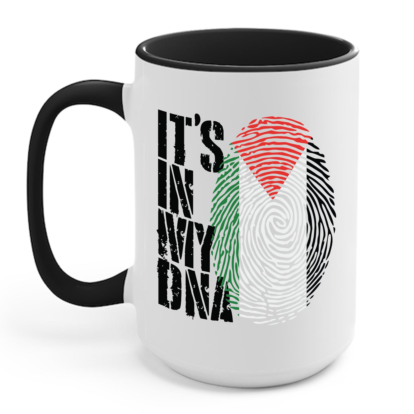 It's In My DNA Palestinian Shirt Arabic Gifts Palestine Flag Coffee Mug For Men Women