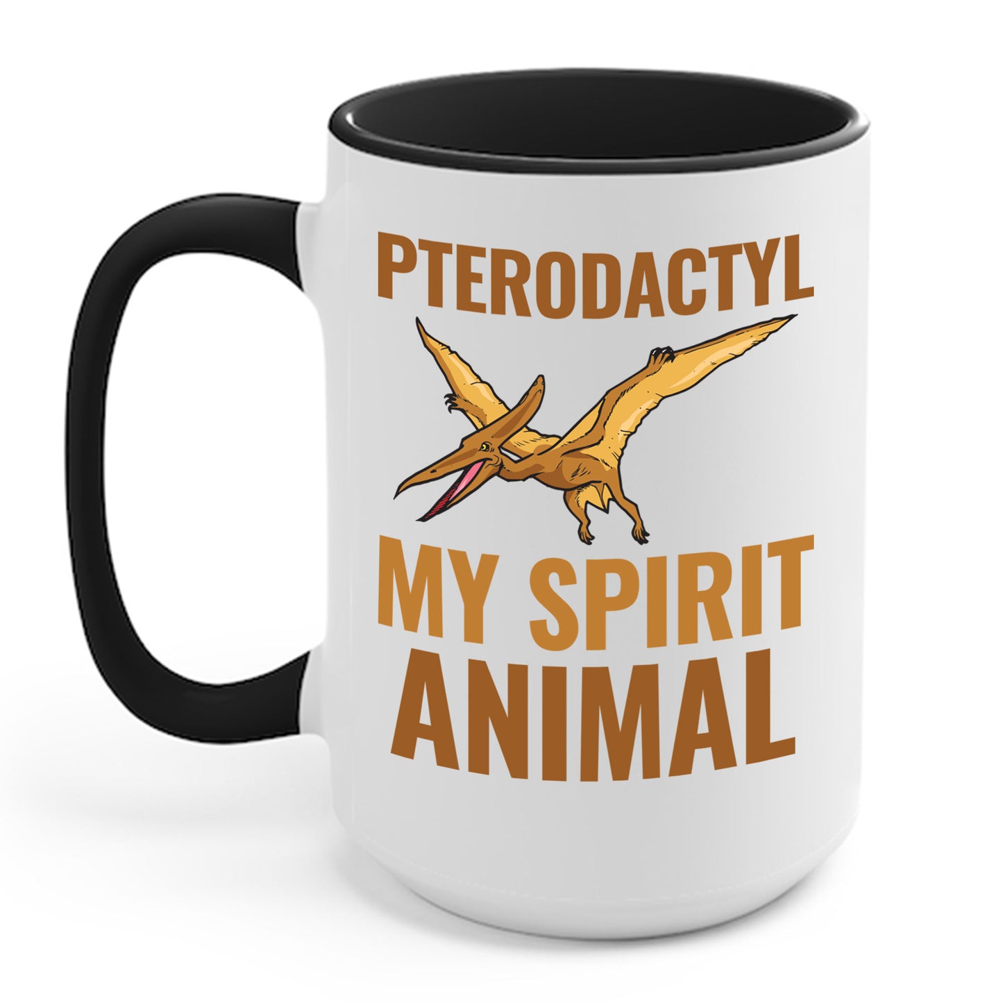 Funny Pterodactyl Is My Spirit Animal Dinosaur Gift Coffee Mug For Men Women