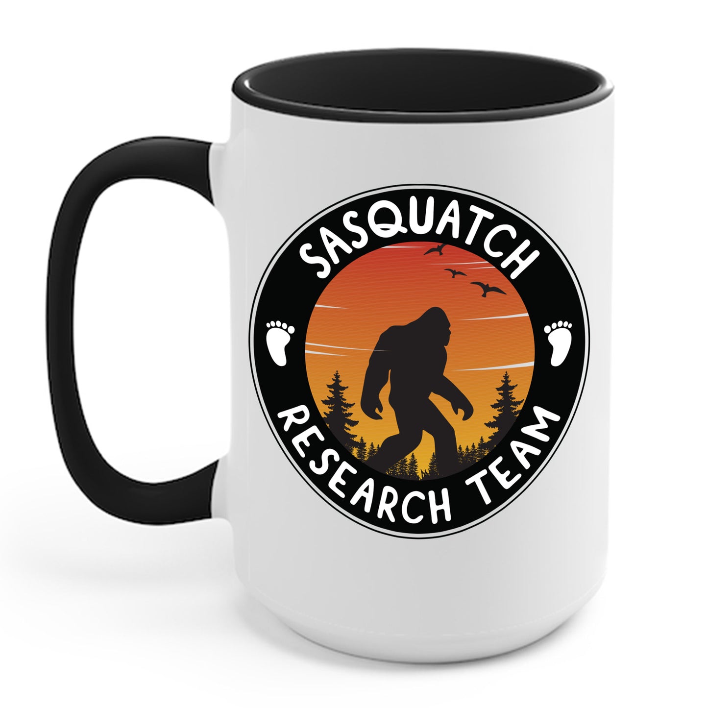 Sasquatch Research Team Bigfoot Vintage Mythical Creature Coffee Mug