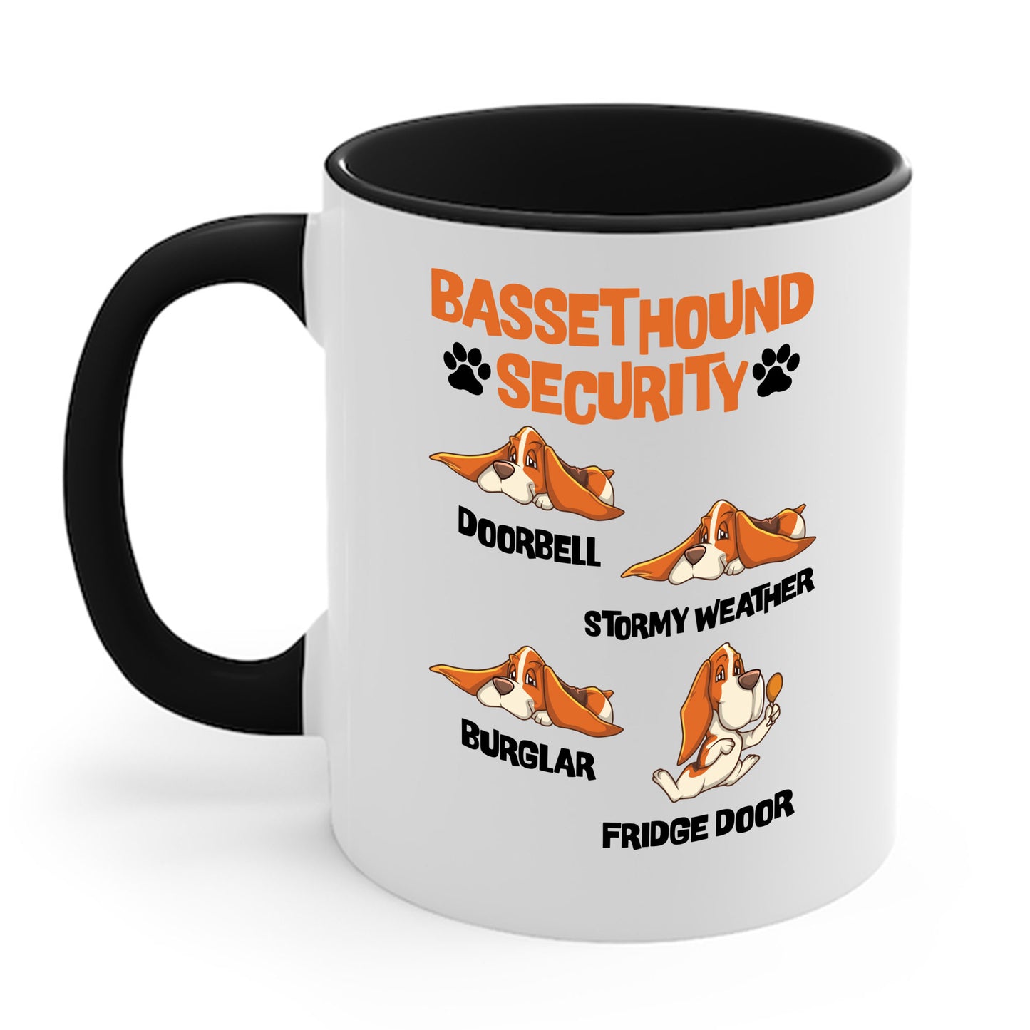 Basset Hound Security Cute Animal Funny Dog Pet Lover Puppy Coffee Mug For Men Women