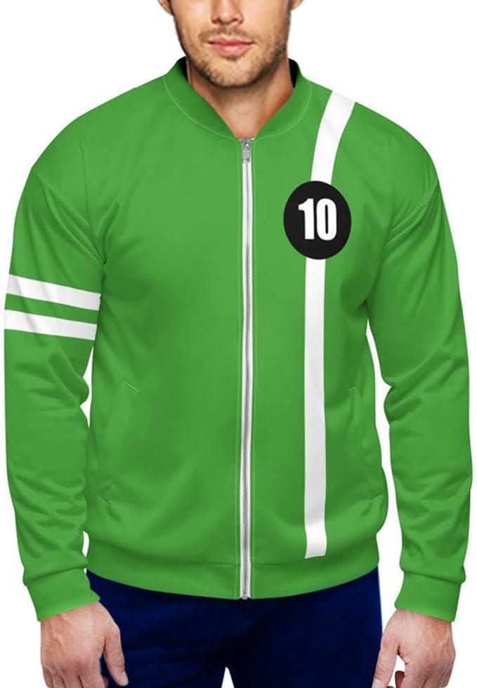 Mens Motorcycle Jacket B10 Superhero for Outerwear Genuine Leather