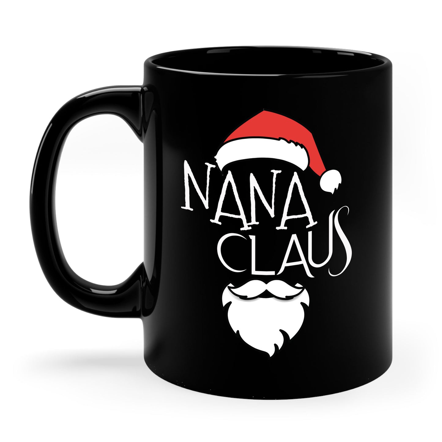 Funny Retro Nana Claus Christmas Gift Santa Costume Grandma Coffee Mug