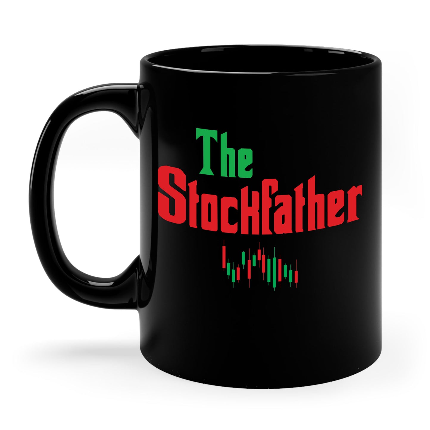 The Stockfather Stock Market Trader  Investing Investor Parody Coffee Mug For Men Women