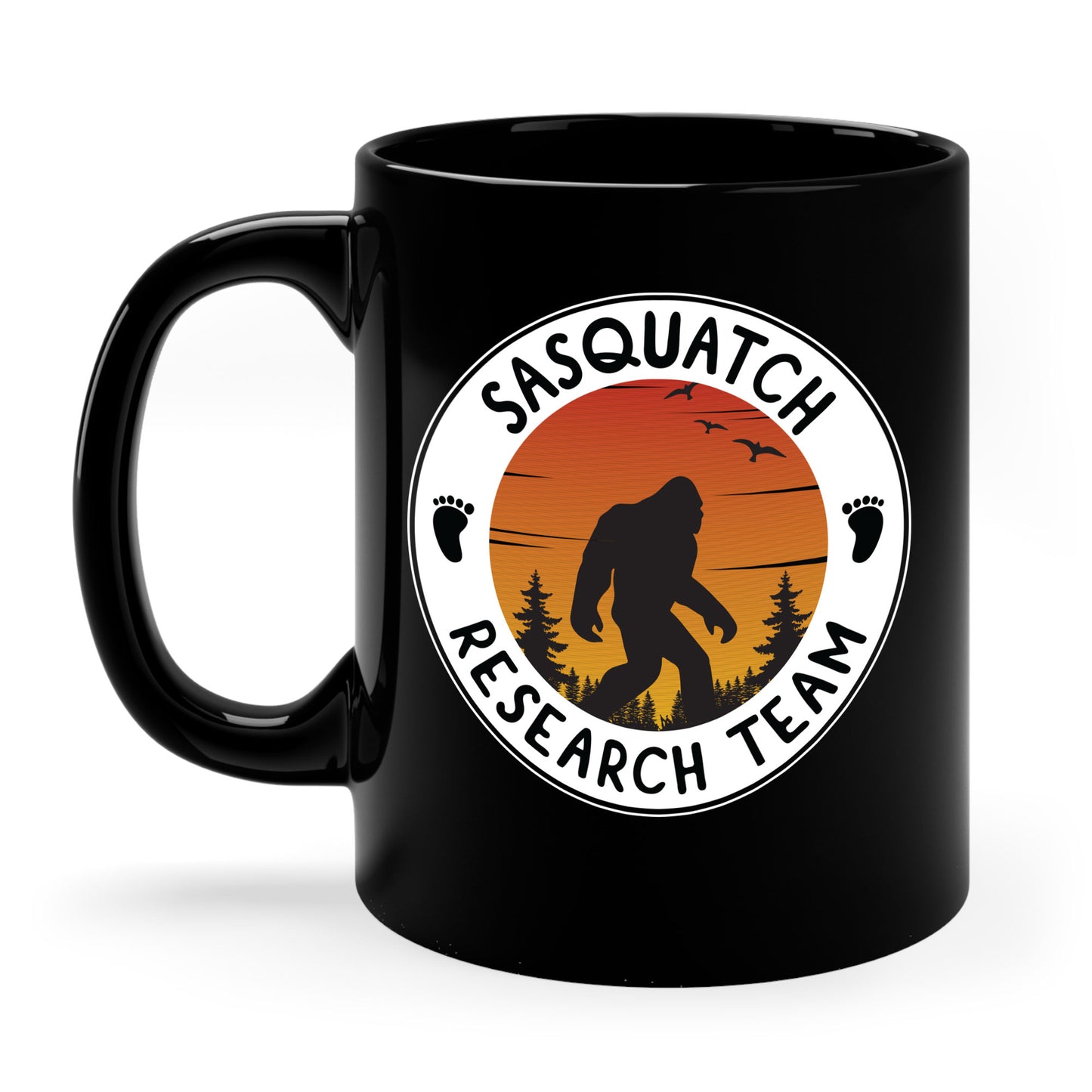 Sasquatch Research Team Bigfoot Vintage Mythical Creature Coffee Mug