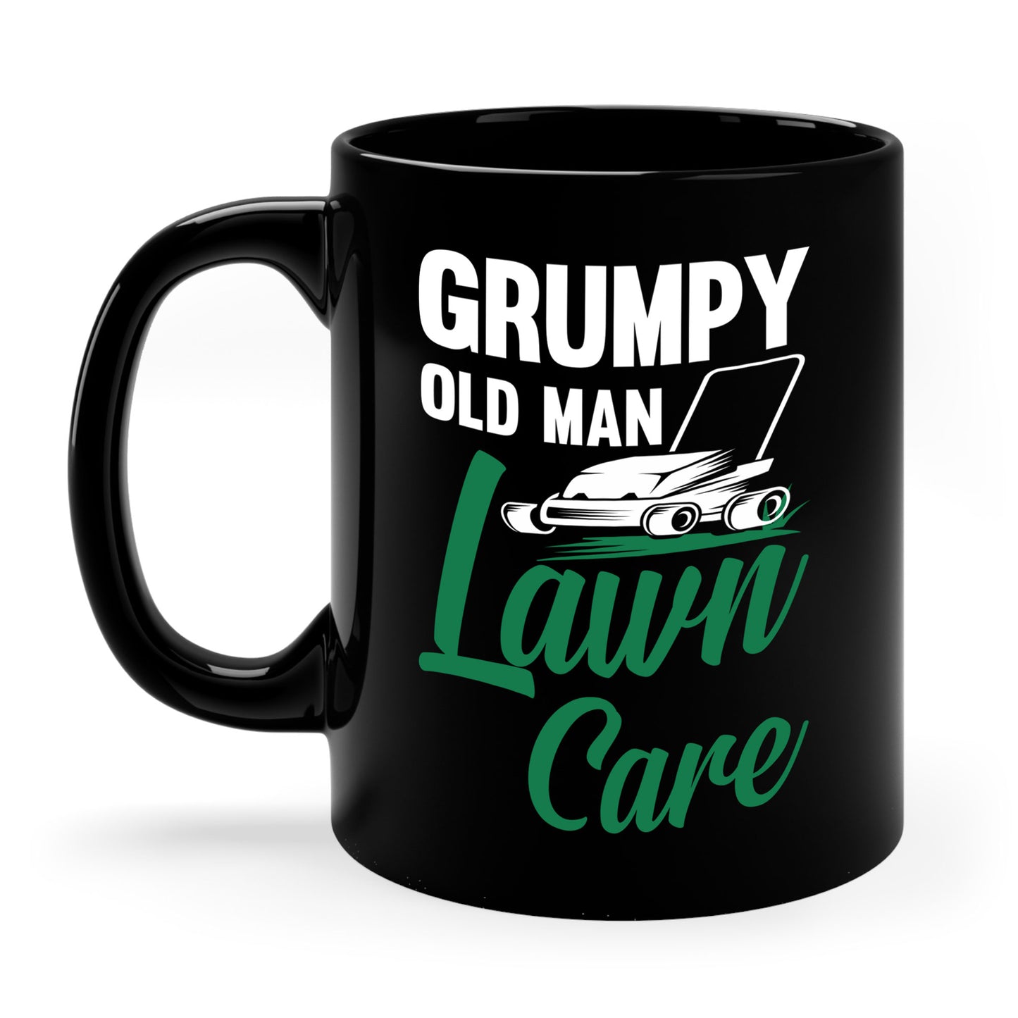 Grumpy Old Man Lawn Care Grass Cutting Lawn Mower Gift Coffee Mug For Men