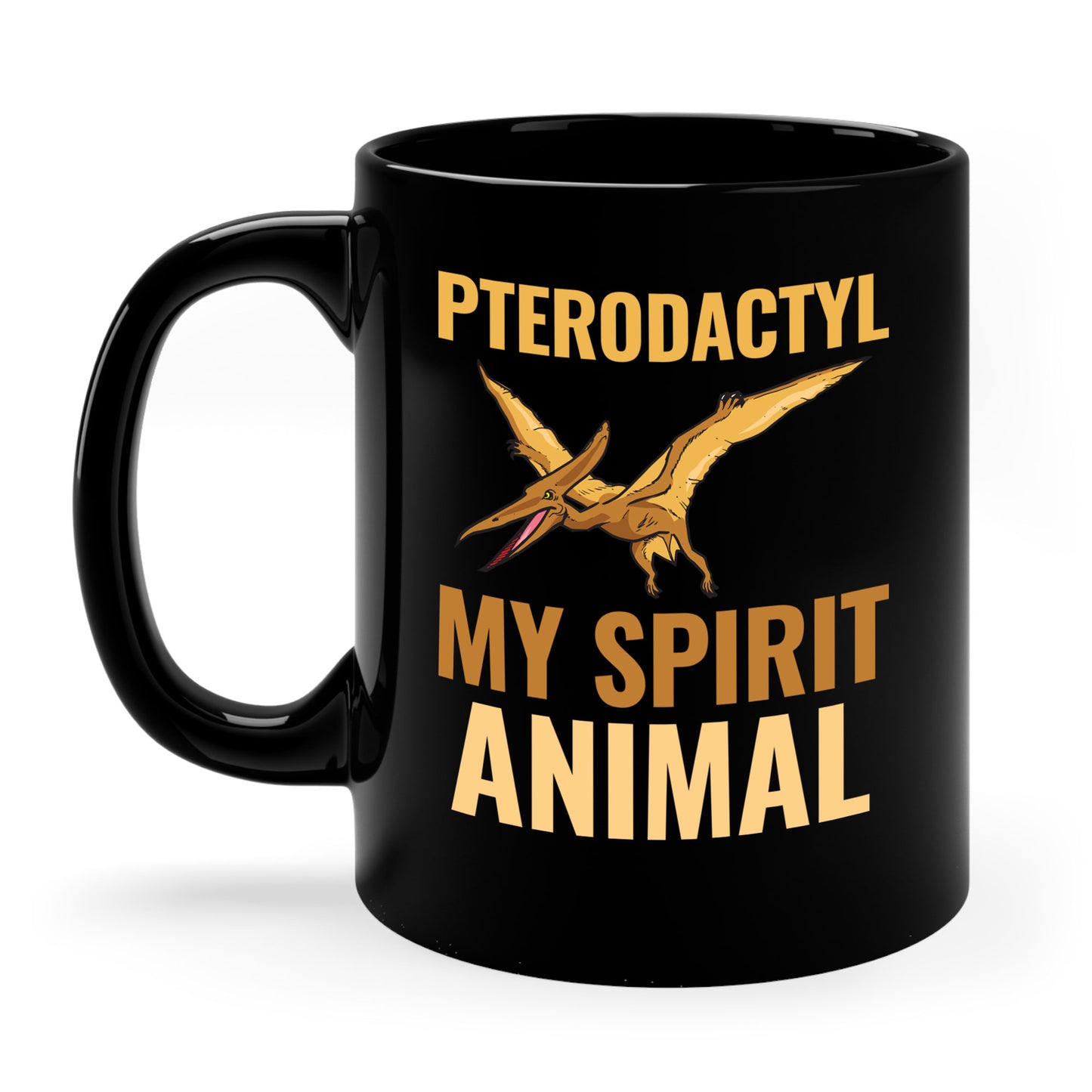 Funny Pterodactyl Is My Spirit Animal Dinosaur Gift Coffee Mug For Men Women