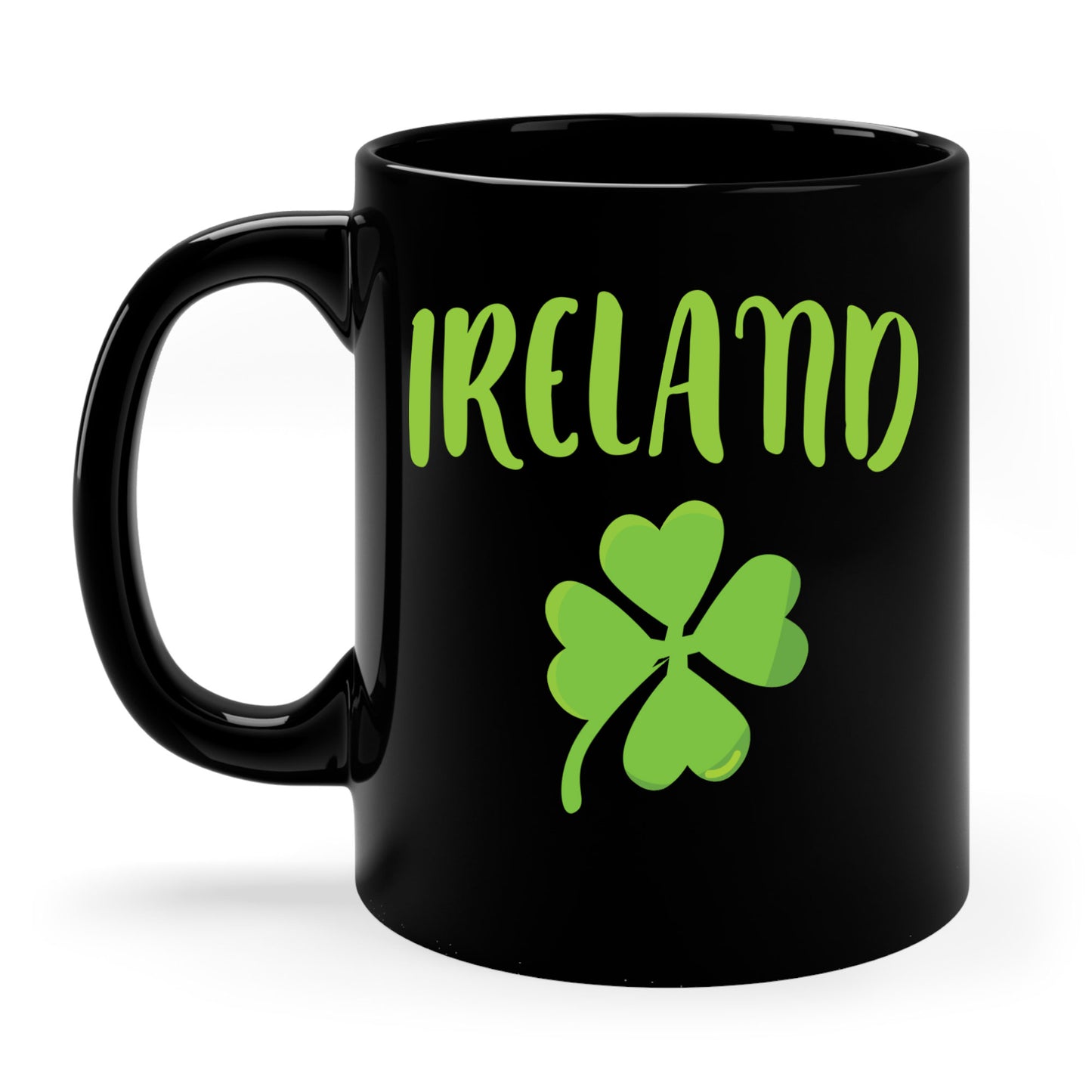 Ireland Shamrock St Patricks Day Clover Irish Coffee Mug For Men Women