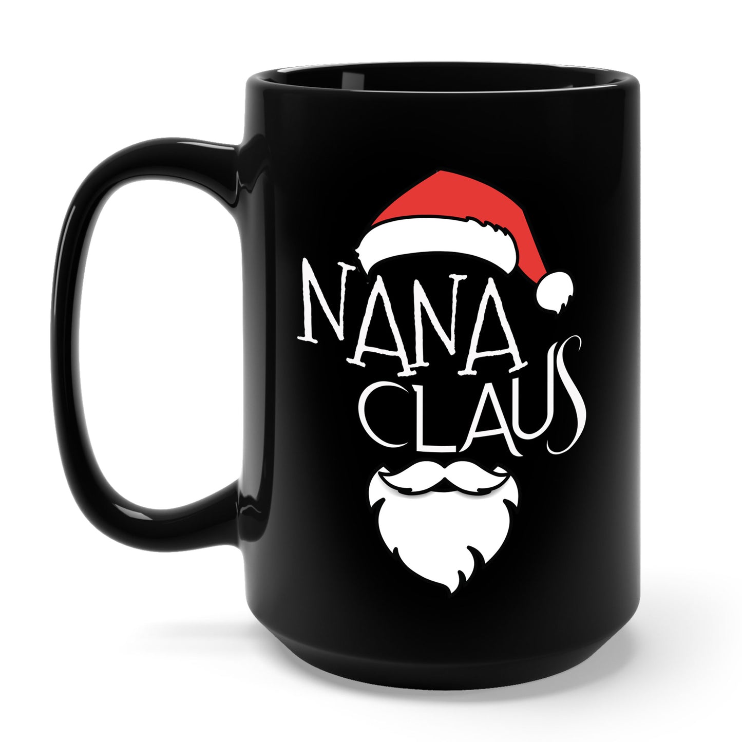 Funny Retro Nana Claus Christmas Gift Santa Costume Grandma Coffee Mug