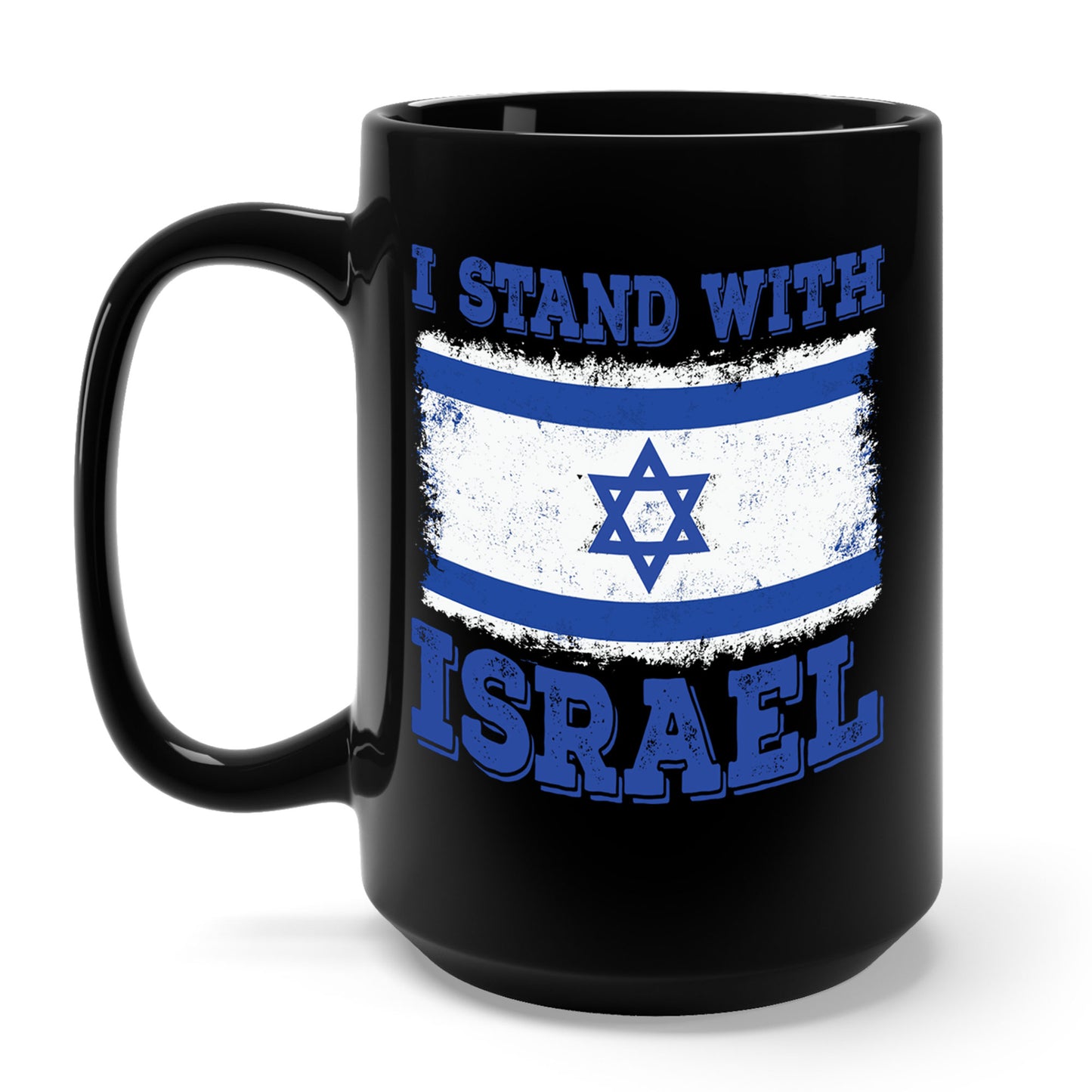 I Stand With Israel Patriotic Flag Jewish Coffee Mug For Men Women