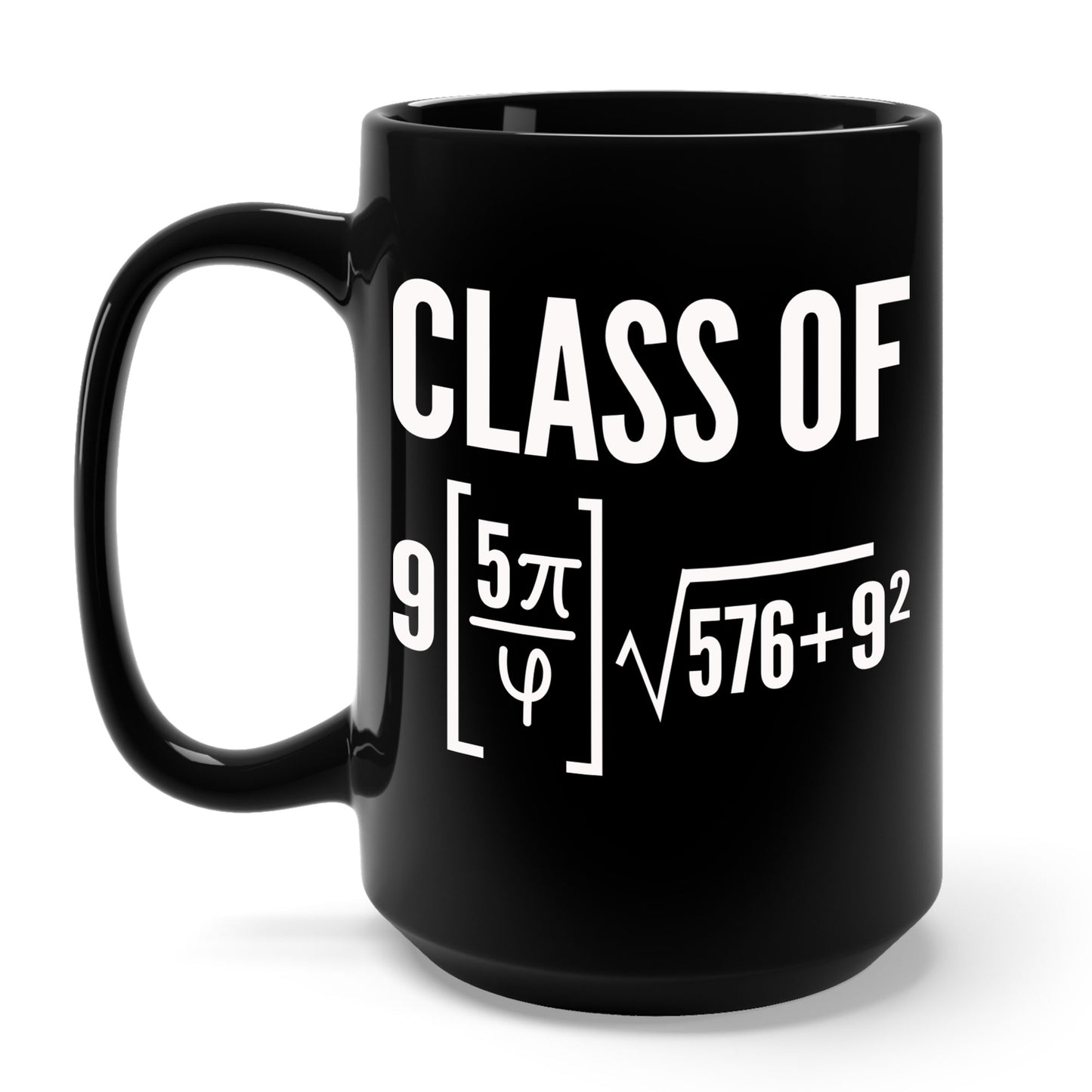 Class of 2025 Funny Math Pi Freshman Mathematics Graduation Gift Coffee Mug