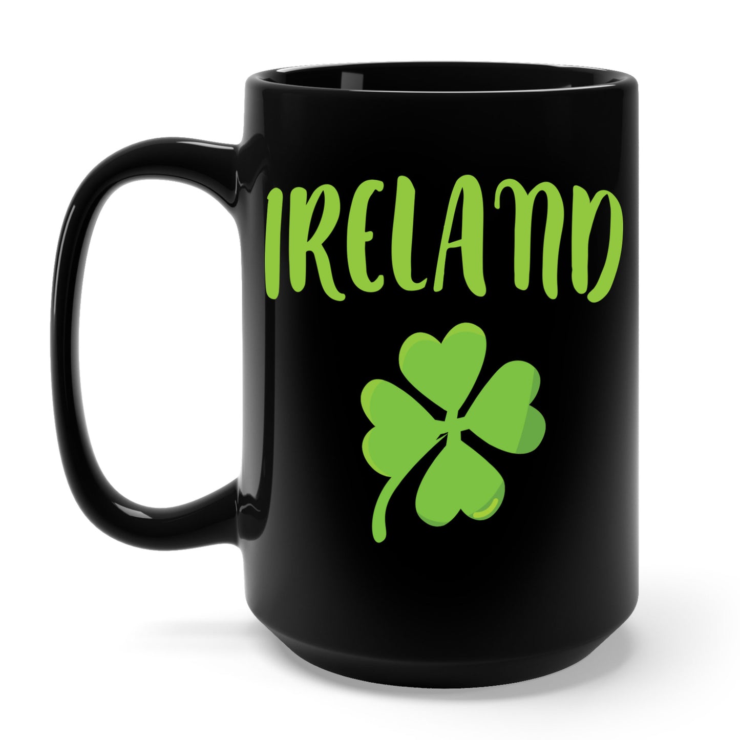 Ireland Shamrock St Patricks Day Clover Irish Coffee Mug For Men Women