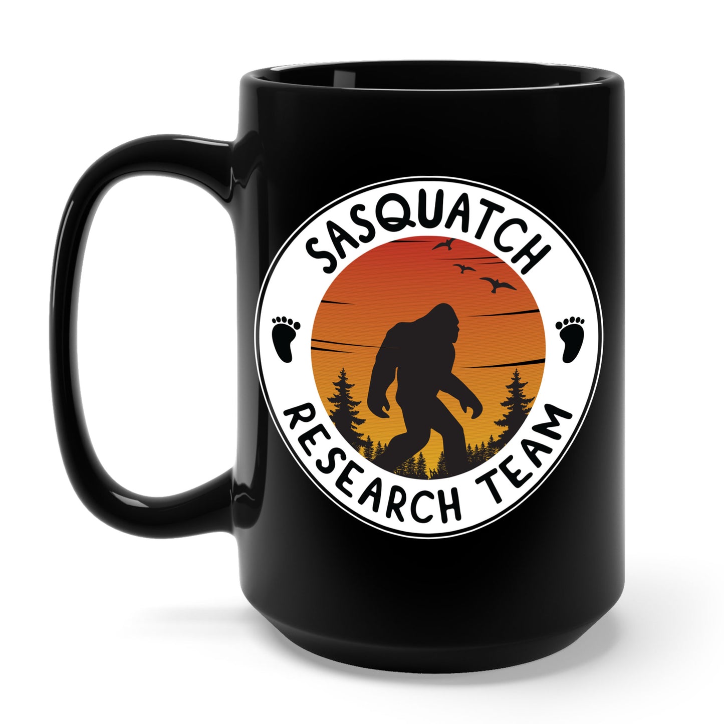 Sasquatch Research Team Bigfoot Vintage Mythical Creature Coffee Mug