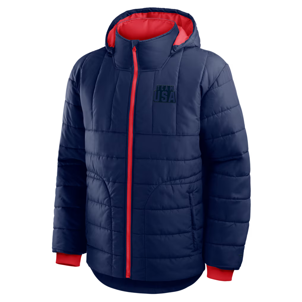 Men's Fanatics Navy Team USA Full-Zip Hooded Jacket