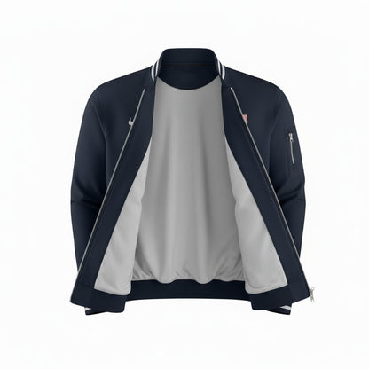 Men's Navy U.S. Paralympics Full-Zip Bomber Jacket