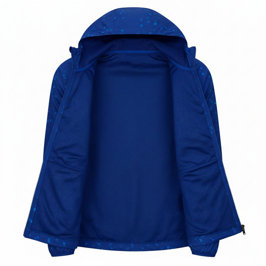 Mens Navy USMNT Full-Zip Hoodie Jacket