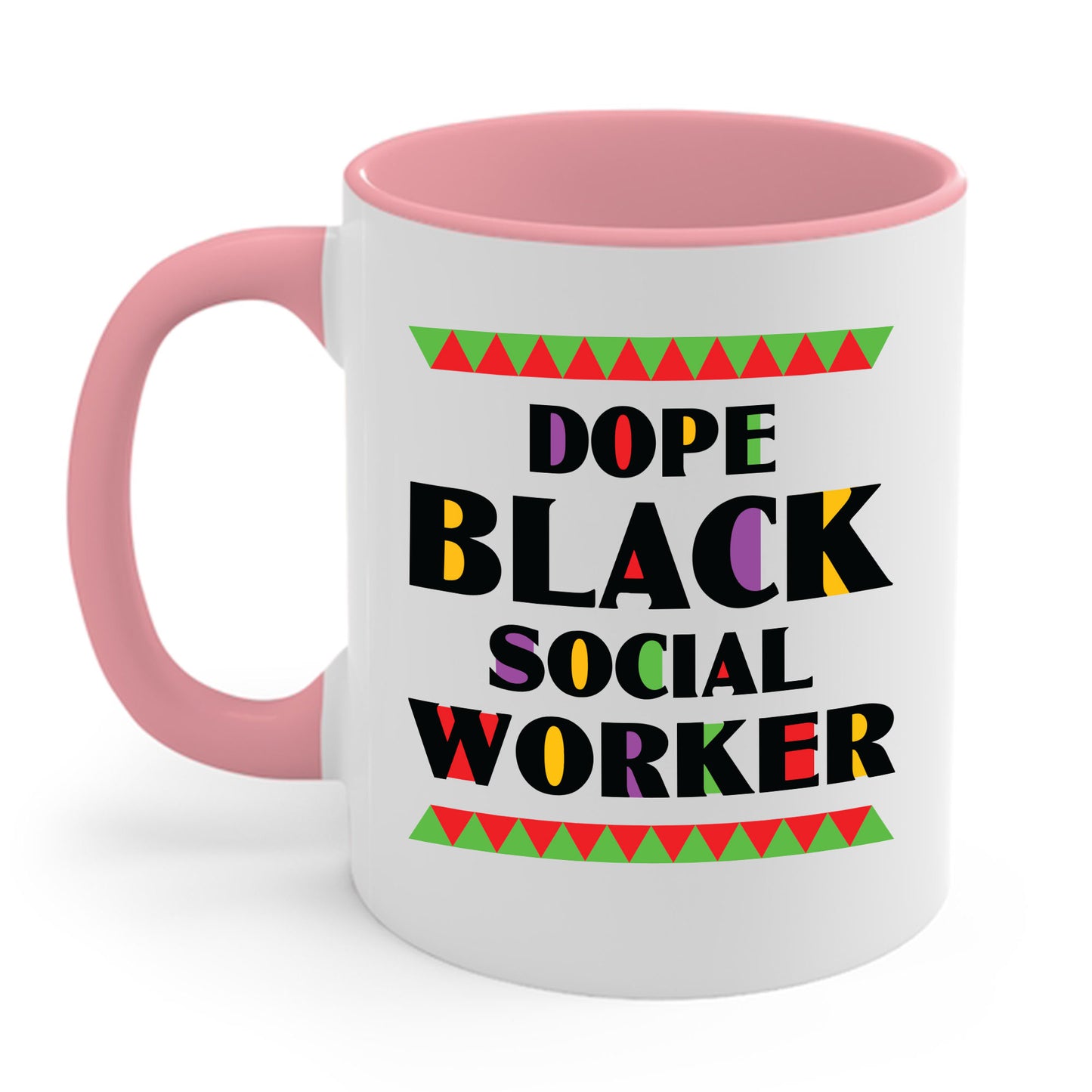 Dope Black Social Worker African American Job Proud Coffee Mug For Men Women