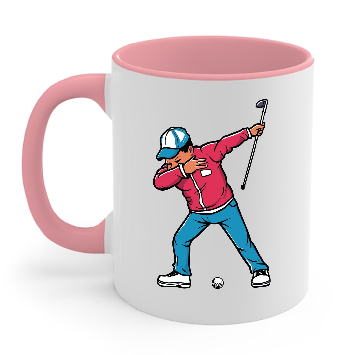 Funny Dabbing Golf Player Golfer Golfing Funny Boys Men Dab Dance Coffee Mug For Men Women