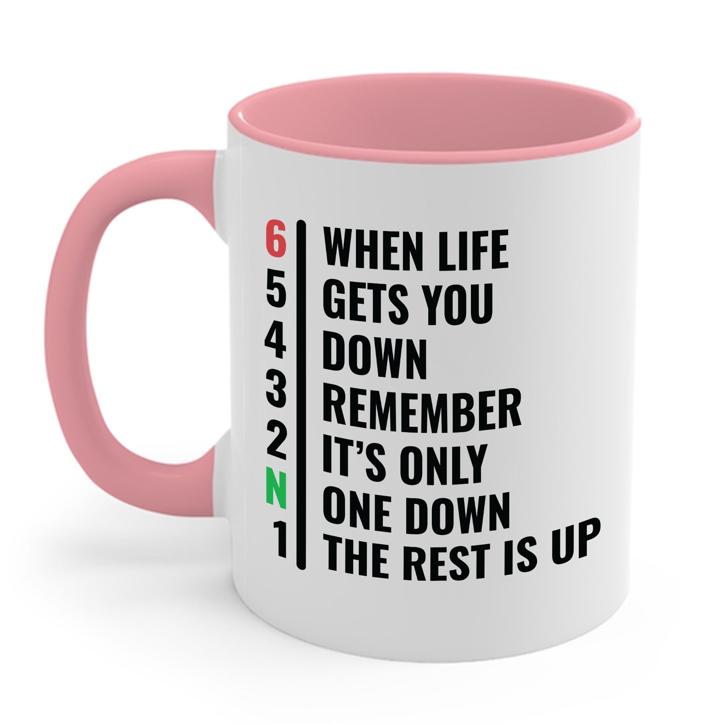 Funny Biker When Life Gets You Down Motorcycle Gear Rider Motercross Coffee Mug For Men Women