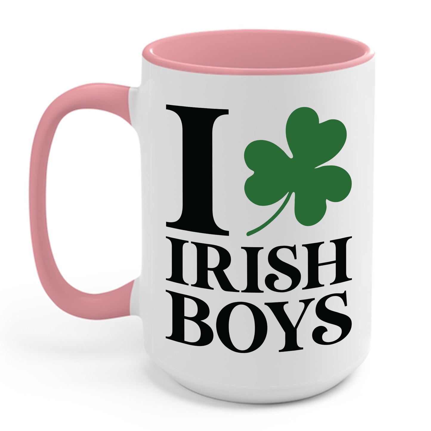 Funny I Love Irish Boys Shamrock St Patricks Day Coffee Mug For Men Women