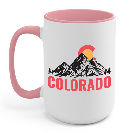 Colorado State Retro Vintage Distressed Flag Coffee Mug For Men Women