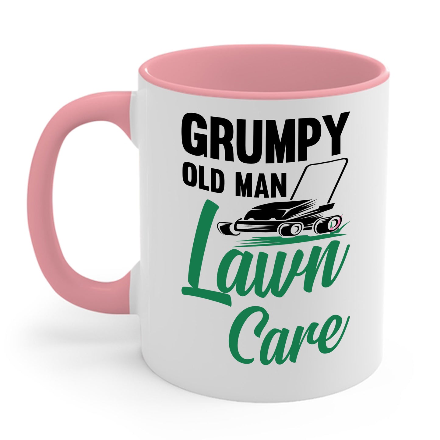 Grumpy Old Man Lawn Care Grass Cutting Lawn Mower Gift Coffee Mug For Men