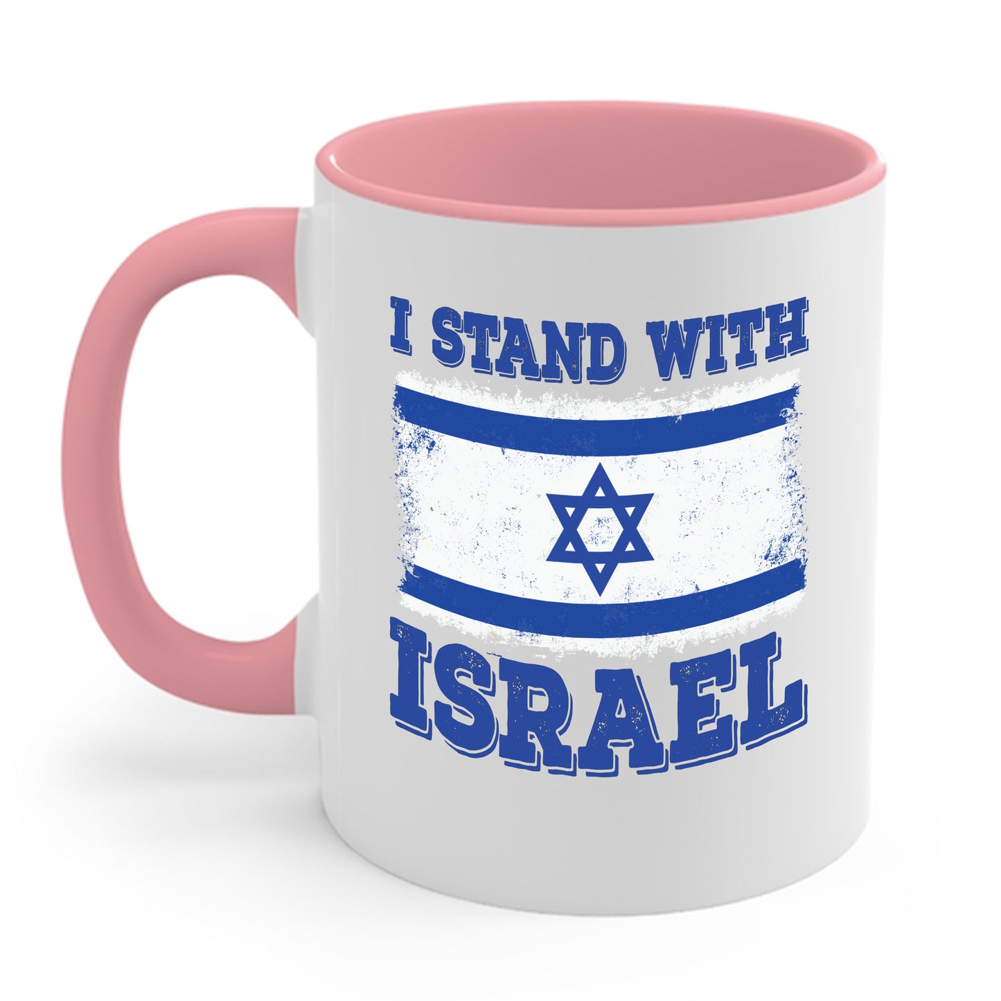 I Stand With Israel Patriotic Flag Jewish Coffee Mug For Men Women