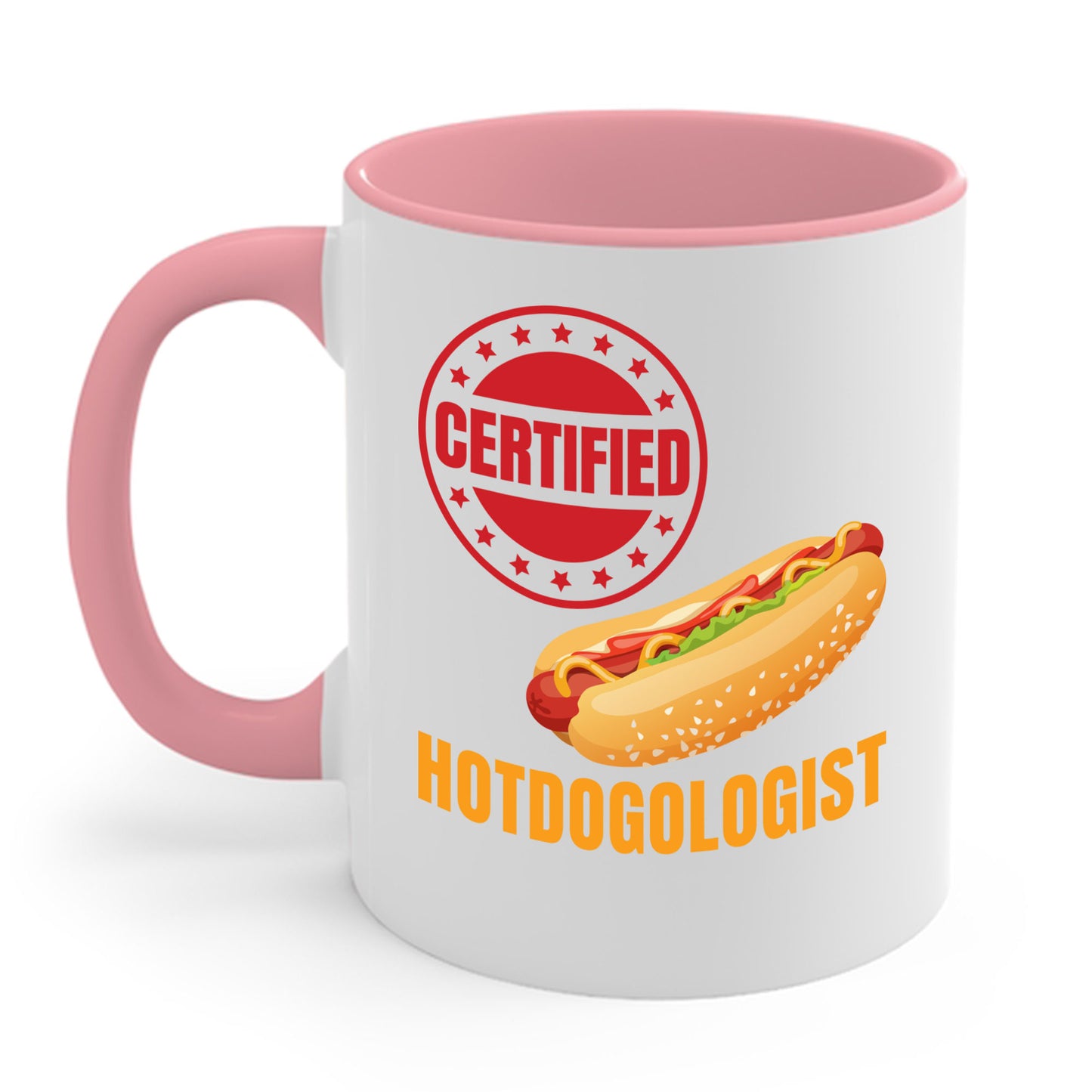 Certified Hotdogologist Hotdog Cool Sausage Hot Dog Lover Coffee Mug For Men Women