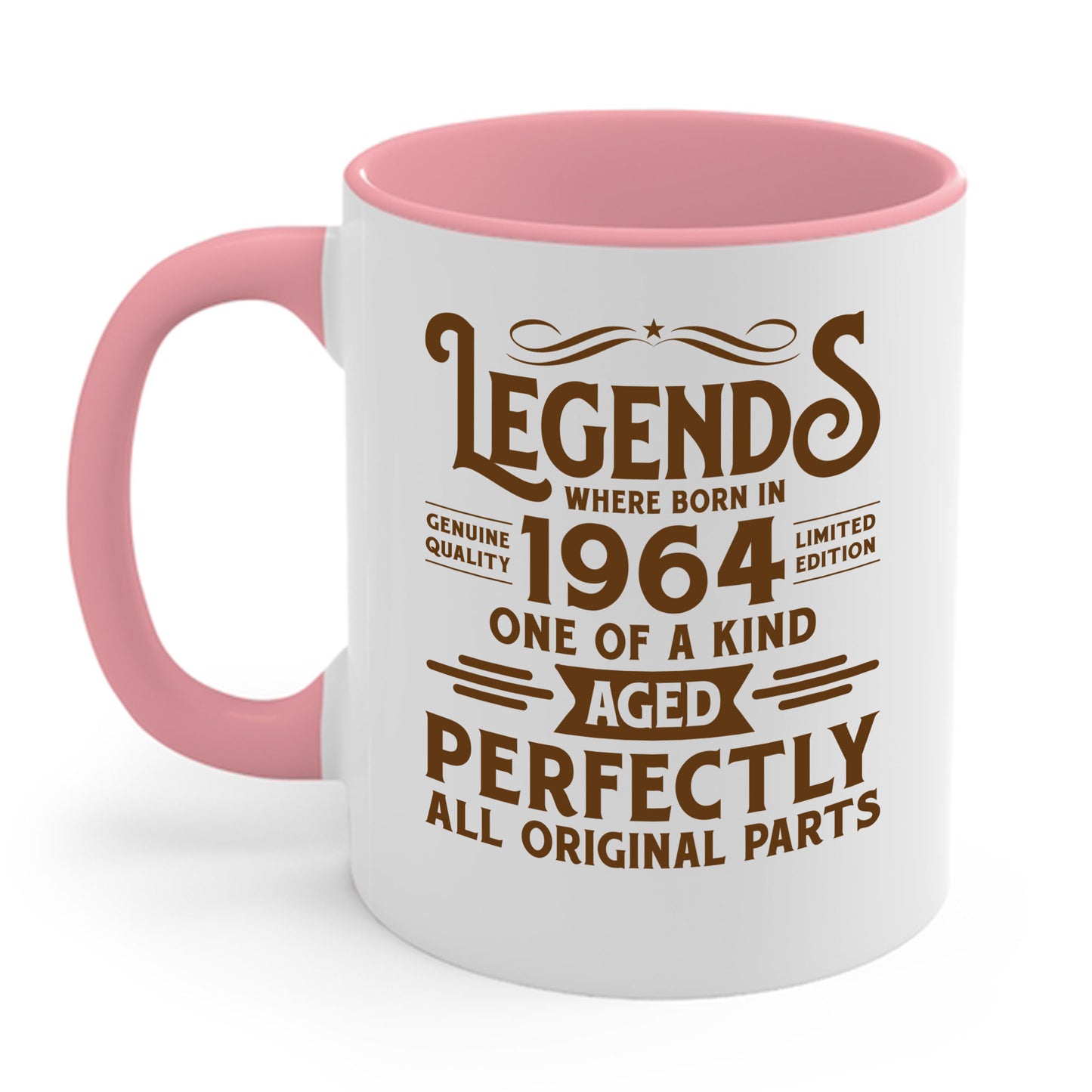 60th Birthday Tee 60 Years Old Vintage Legends Funny Born In 1964 Coffee Mug For Men Women