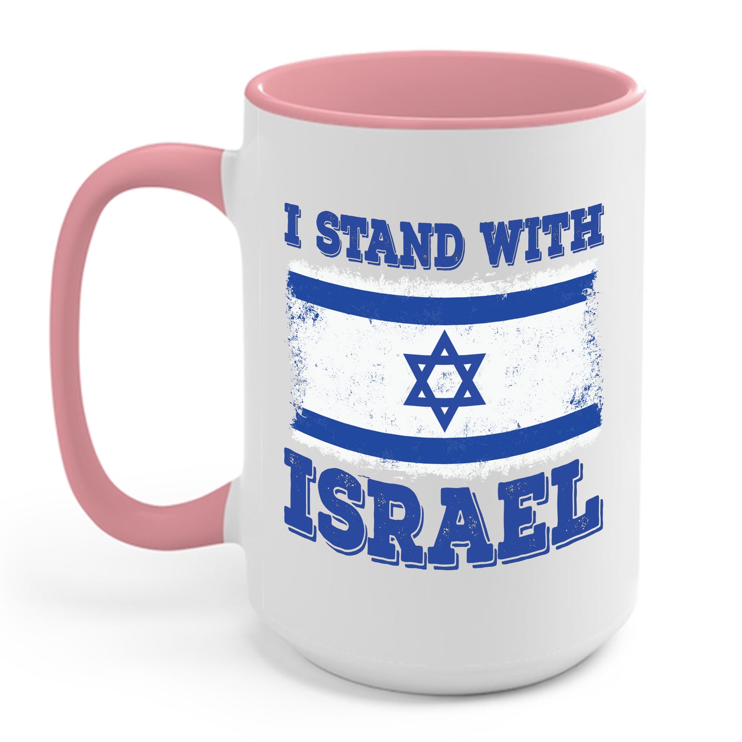 I Stand With Israel Patriotic Flag Jewish Coffee Mug For Men Women