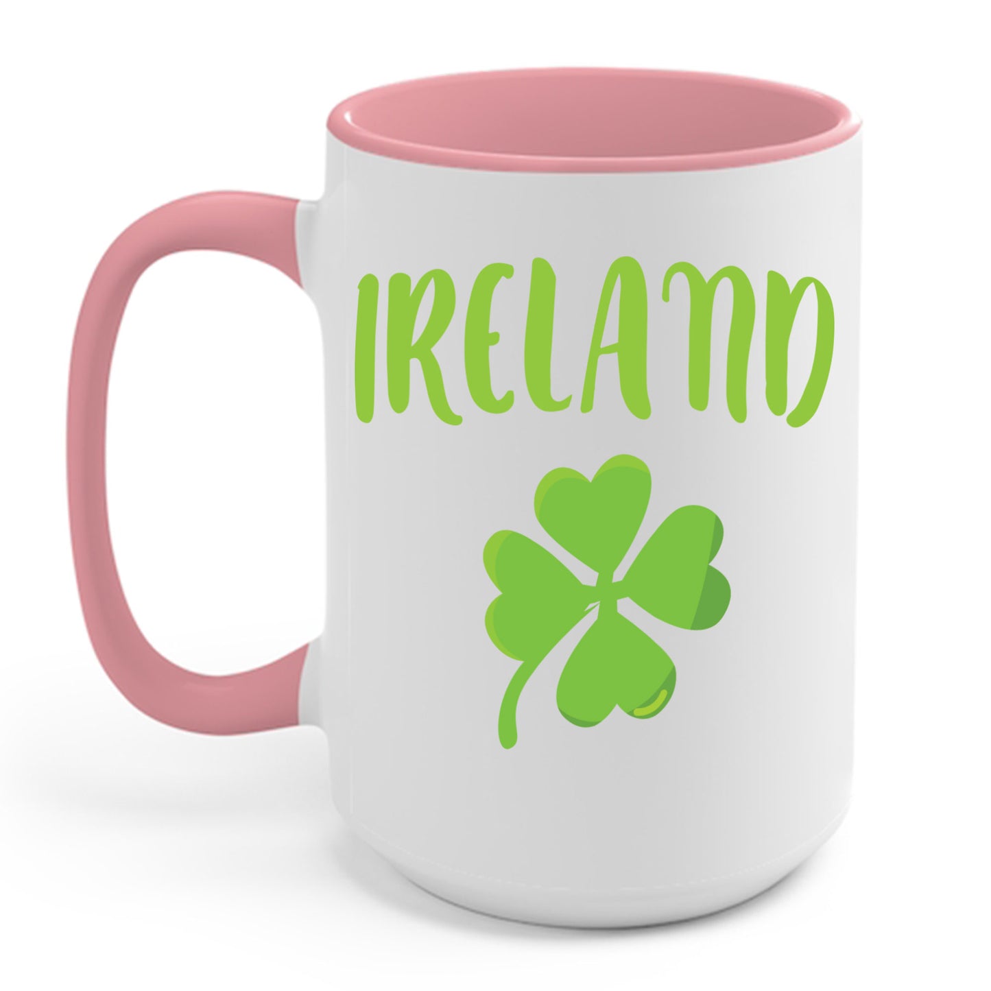 Ireland Shamrock St Patricks Day Clover Irish Coffee Mug For Men Women