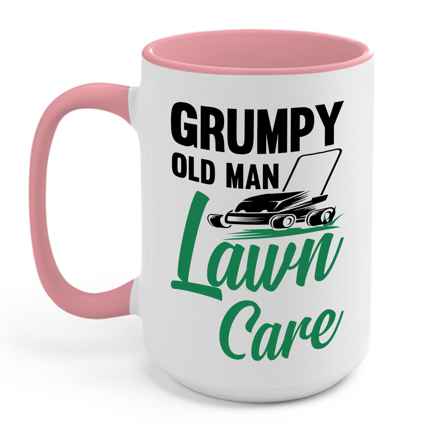 Grumpy Old Man Lawn Care Grass Cutting Lawn Mower Gift Coffee Mug For Men