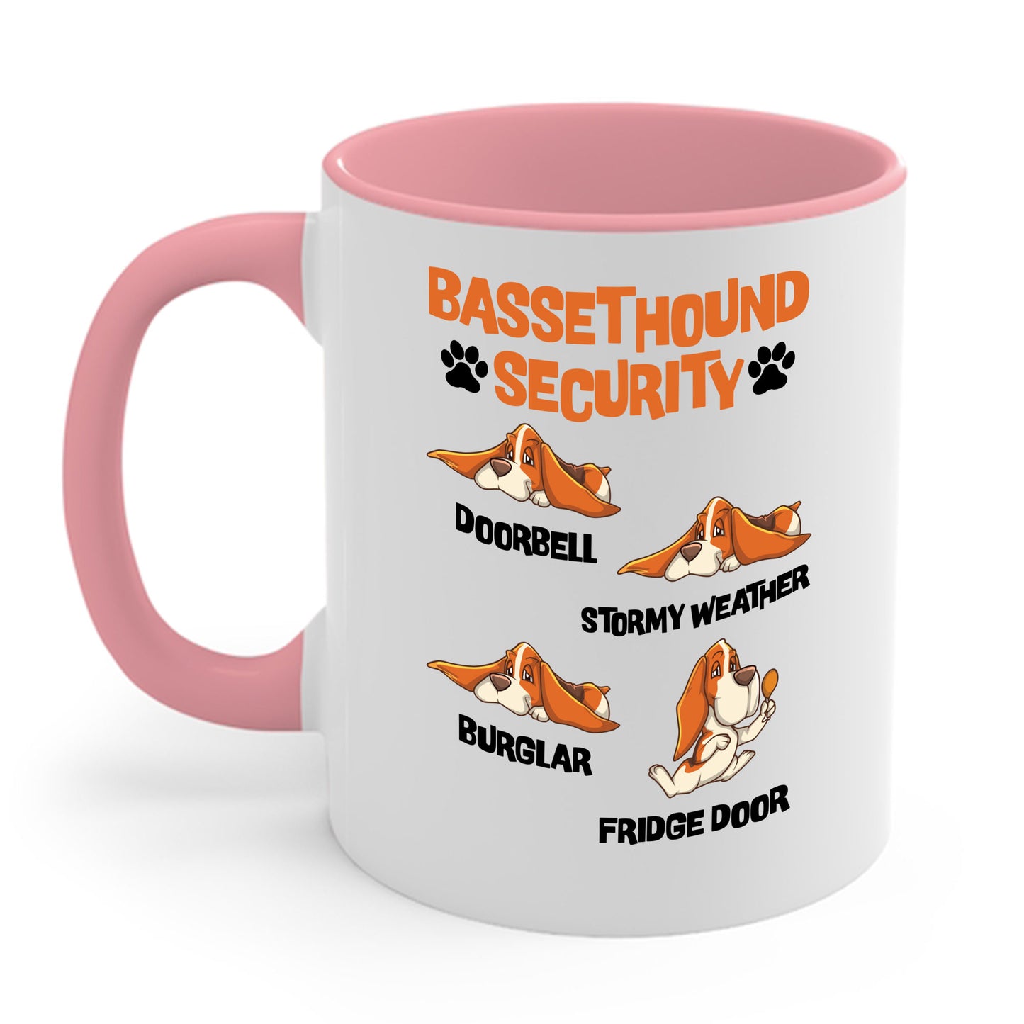 Basset Hound Security Cute Animal Funny Dog Pet Lover Puppy Coffee Mug For Men Women