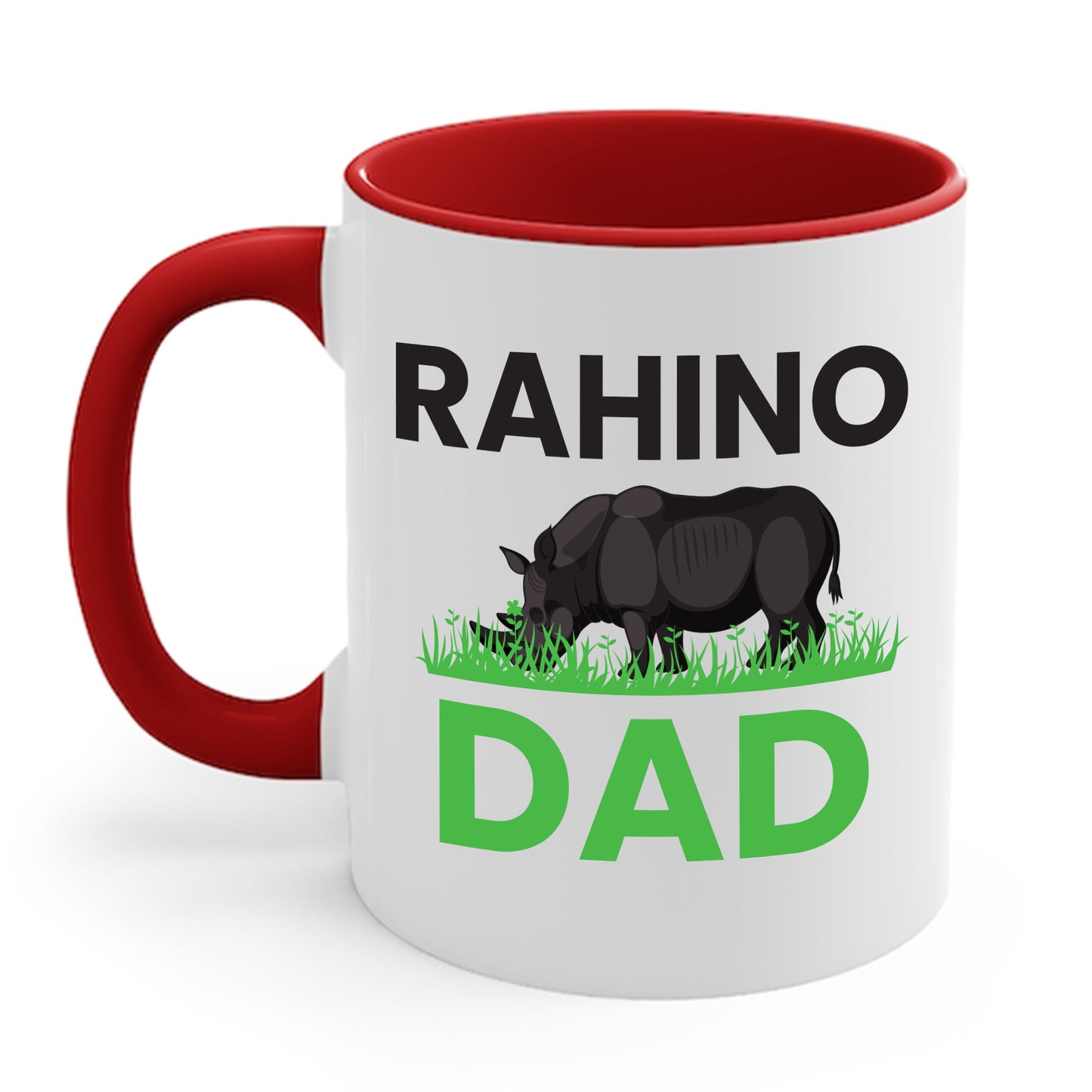 Funny Rhino Dad Mug Rhinos Chubby Unicorns Coffee Mug Gifts For Men