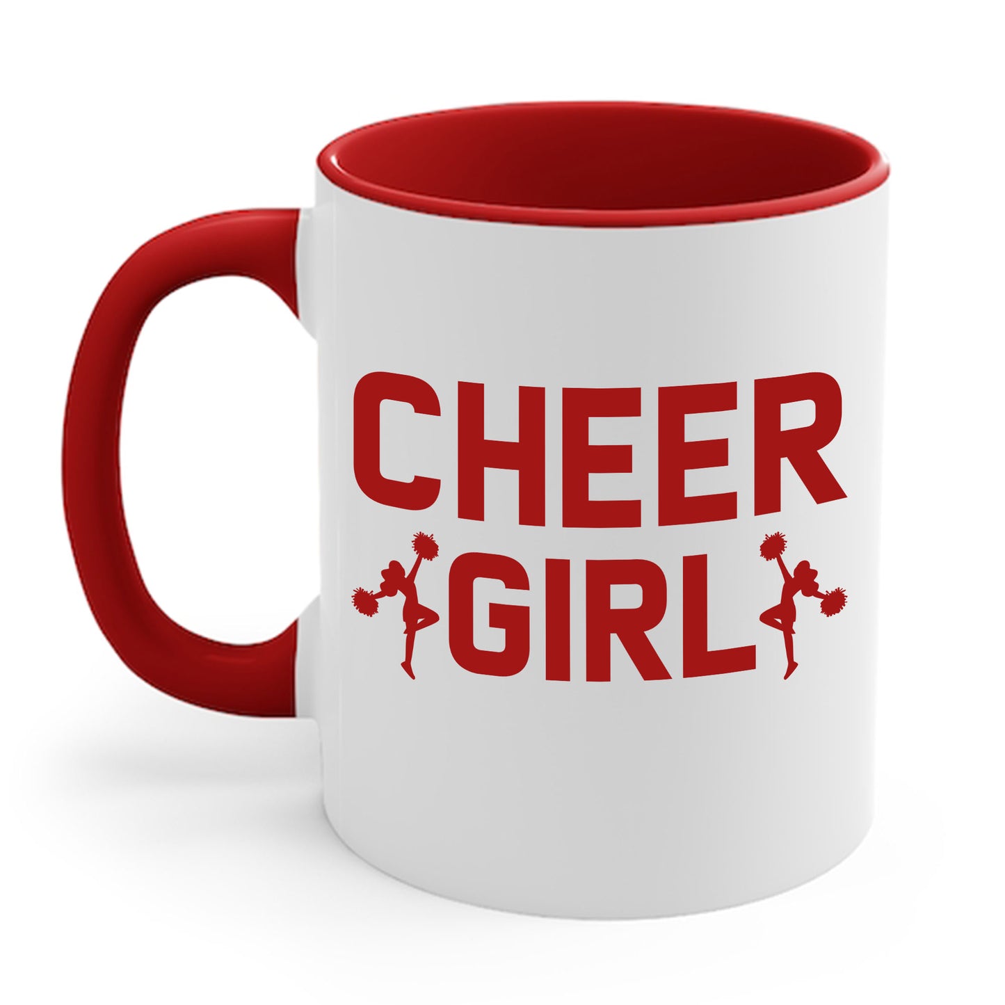 Funny Cheer Team Cheerleading Cheering Cheerleader Coffeer Mug For Women Girls