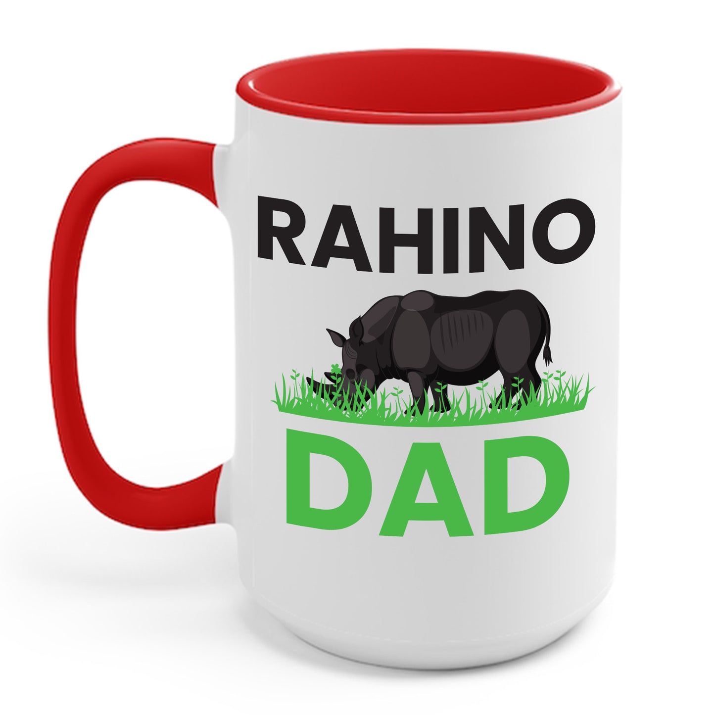 Funny Rhino Dad Mug Rhinos Chubby Unicorns Coffee Mug Gifts For Men