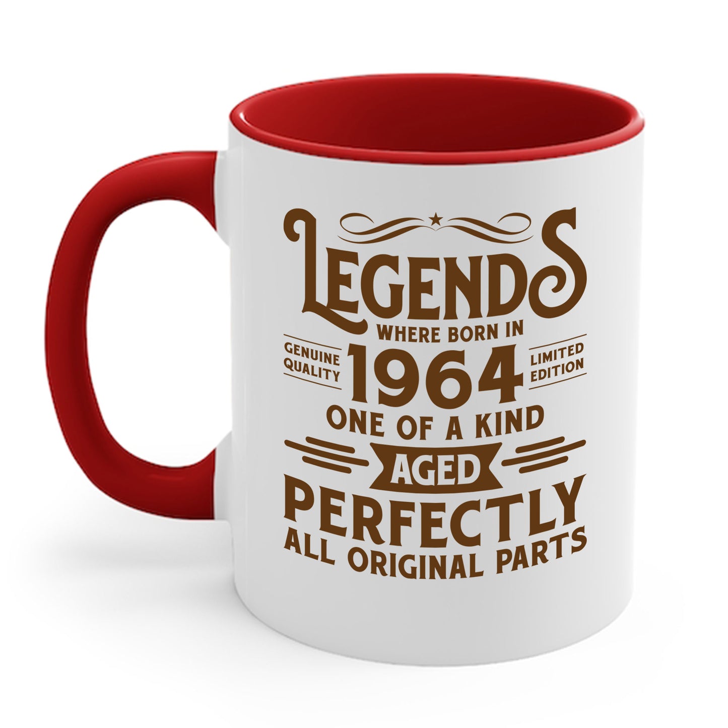 60th Birthday Tee 60 Years Old Vintage Legends Funny Born In 1964 Coffee Mug For Men Women