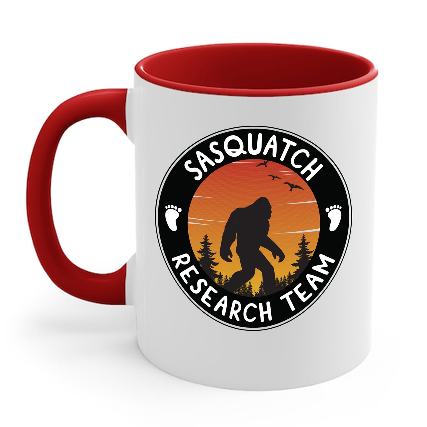 Sasquatch Research Team Bigfoot Vintage Mythical Creature Coffee Mug